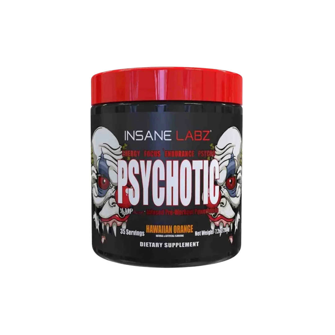 Psychotic Red Sabor hawaiian orange Insane Labz