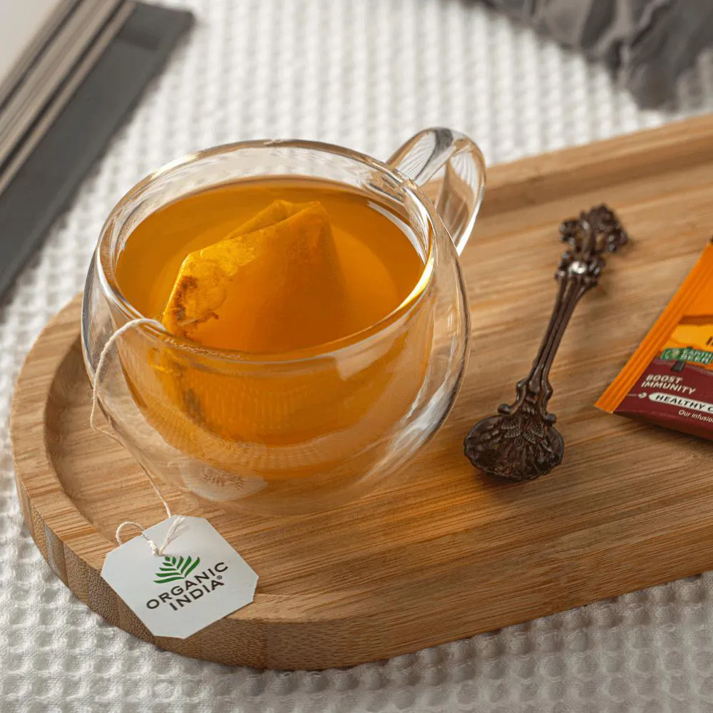 Chá Infusão Immuno Guard 25 Sachês de 2g – Organic India - Imagem 2
