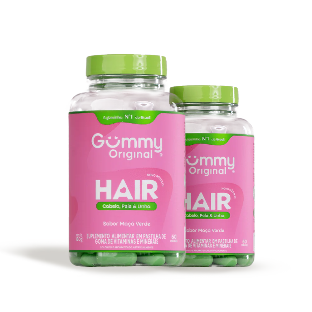 2 GUMMY HAIR® MAÇÃ VERDE 180 G