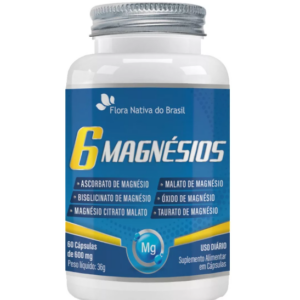 6-Magnesios, 60 cápsulas, Flora nativa