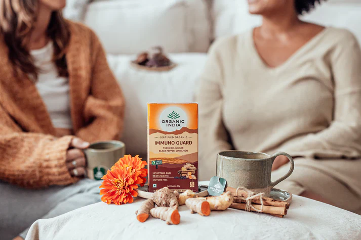 Chá Infusão Immuno Guard 25 Sachês de 2g – Organic India - Imagem 3