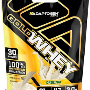 Gold Whey 900g Refil Sabor Natural Original - Adaptogen
