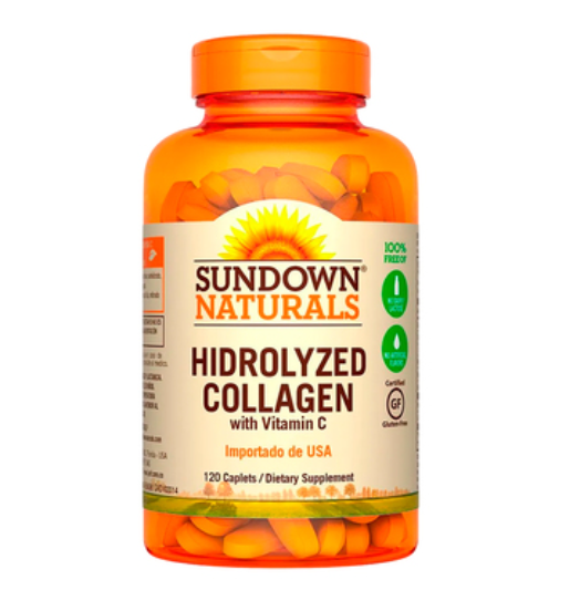 Colágeno Hidrolisado, 120 Comprimidos. Sundown