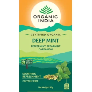 Chá Deep Mint - Organic India 25 Sachês