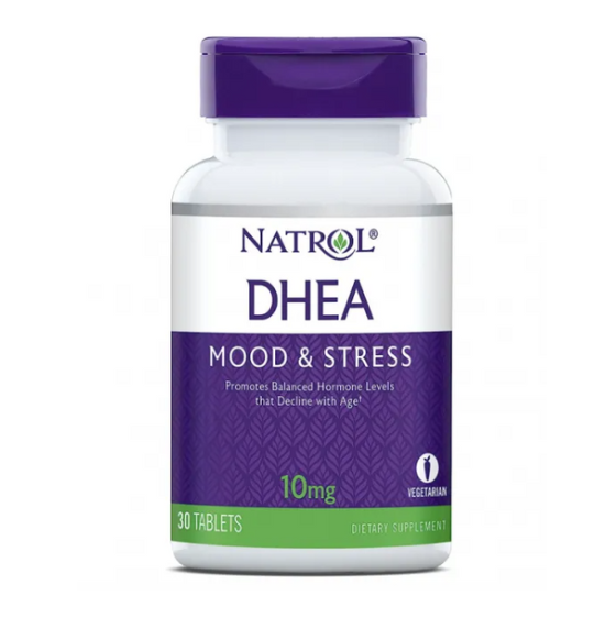 Dhea, 10mg, 30 Comprimidos, Natrol