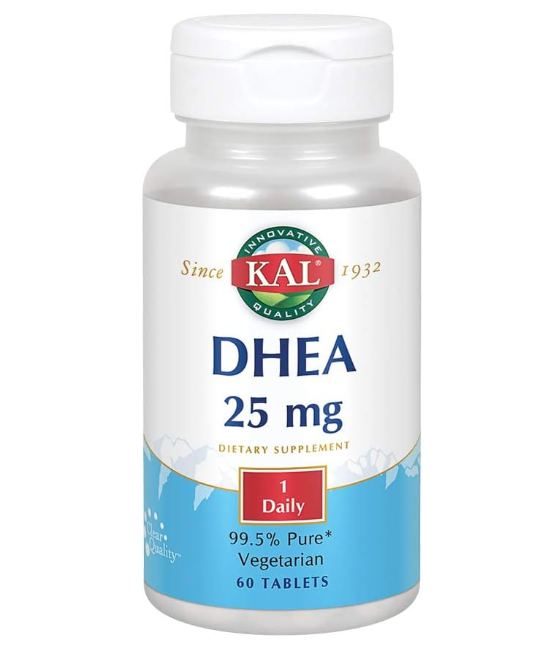 Dhea 25mg, 60 Cápsulas, Kal
