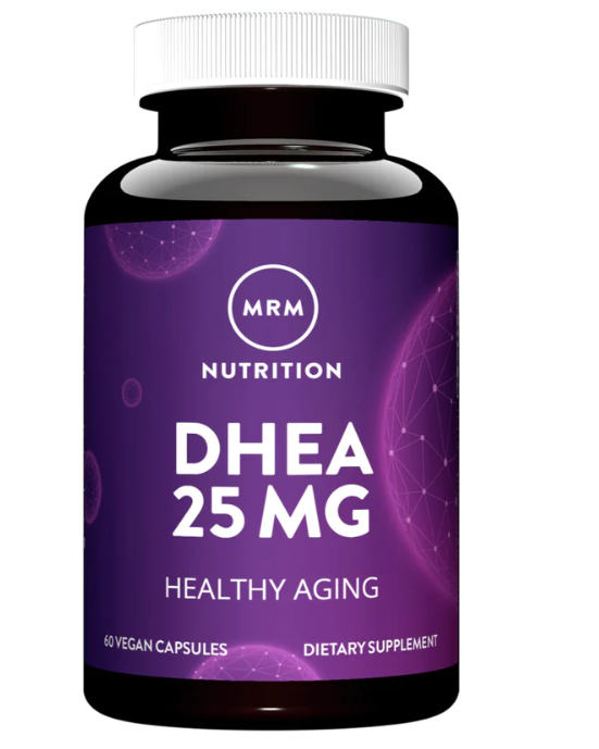DHEA 25mg, 60 Capsulas, MRM Nutrition