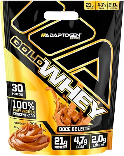Gold Whey Doce de Leite 900g - Adaptogen