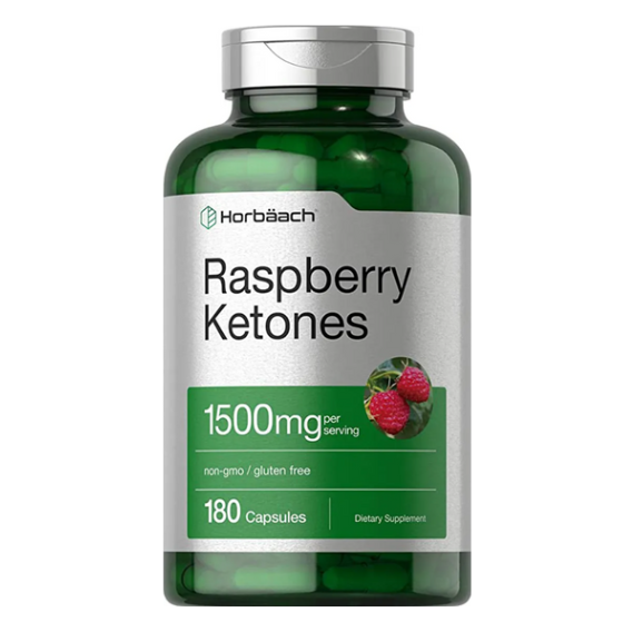 Framboesa cetonas (raspberry ketones) 1500 mg 180 Capsulas. Horbaach