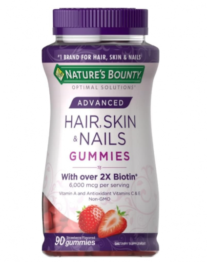 Hair, Skin & Nails, Cabelo, pele e Unhas, 90 Gomas, Nature's Bounty