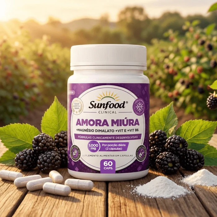 Amora Miúra Sunfood 1000mg 60Caps - Imagem 3