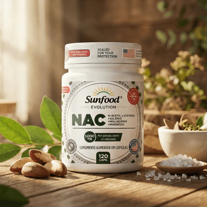 Nac Sunfood 1000mg 120Caps - Imagem 4