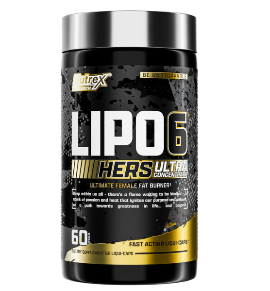 Lipo 6 Black Hers, Ultra Concentrado, 60 Capsulas, Nutrex