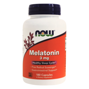 Melatonina, 3mg, 180 Cápsulas, Now