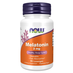 Melatonina, 3mg, 90 Pastilhas, Now