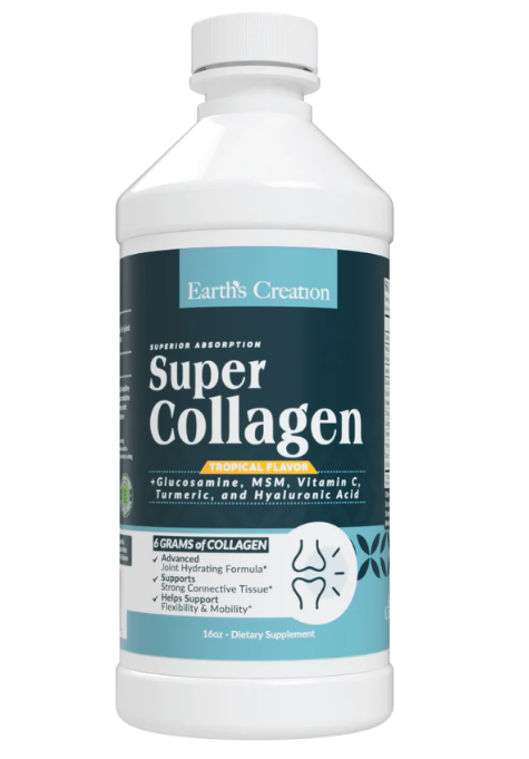 Super Collagen, Super Colágeno Líquido, 473ml, Earth's Creation