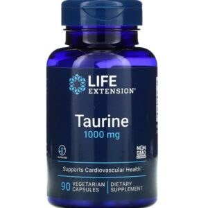 Taurina, 1,000 mg, 90 Cápsulas, Life Extension