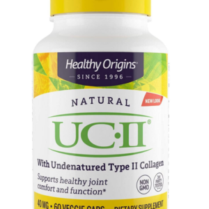 UC-II 40mg, Colágeno Tipo 2, 60 Cápsulas, Healthy Origins