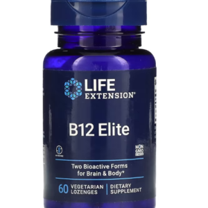 Vitamina B12 Elite, 1000mg, 60 Pastilhas, Life Extension