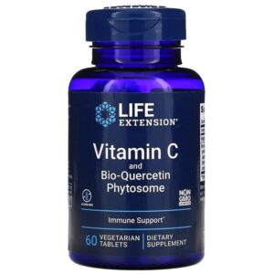 Vitamina C + Fitossomo de Bioquercetina, 60 Comprimidos, Life Extension