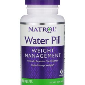 Water Pill, Pílula para Eliminação de Água, 60 Comprimidos, Natrol